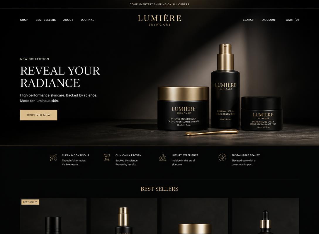 Aurora — Modern skincare brand